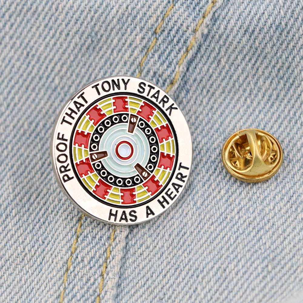 

YQ757 Cool Hard Enamel Pin Mens Tie Brooch Cartoon Round Badge Badge for Bags Jeans Collar Lapel Pin Jewelry Accessories Gift