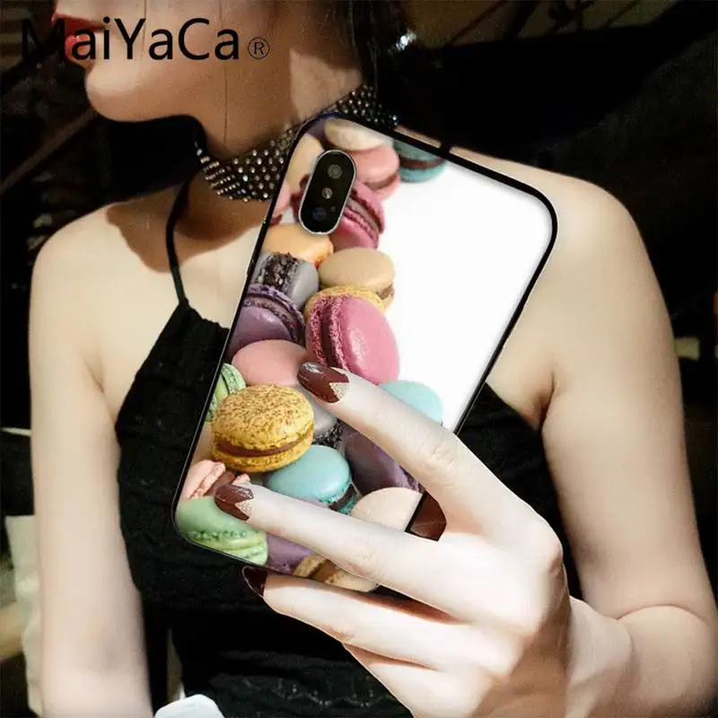 

MaiYaCa Macaron sweets DIY phone Case cover Shell for iPhone 12 8 7 6 6S Plus X XS MAX 5 5S SE XR 11 12 pro promax
