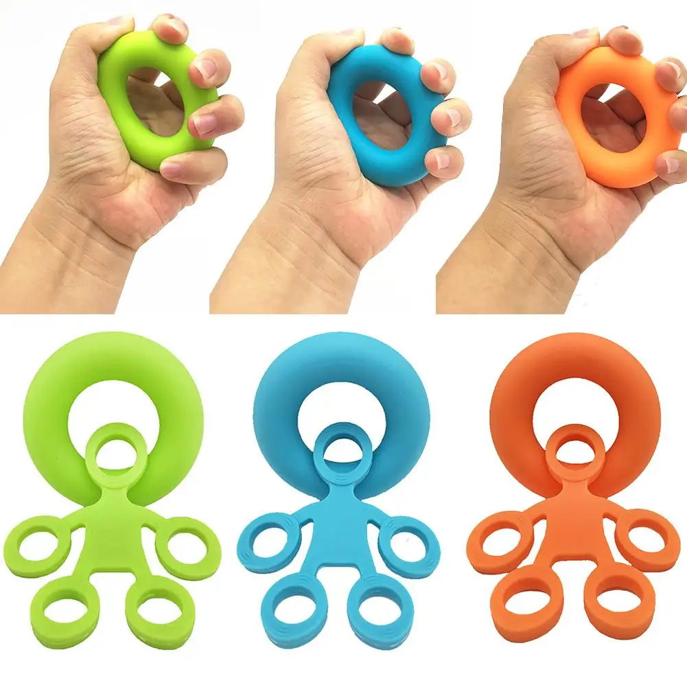 Рукоятка для пальцев усилитель кольца упражнений растяжимое сопротивление