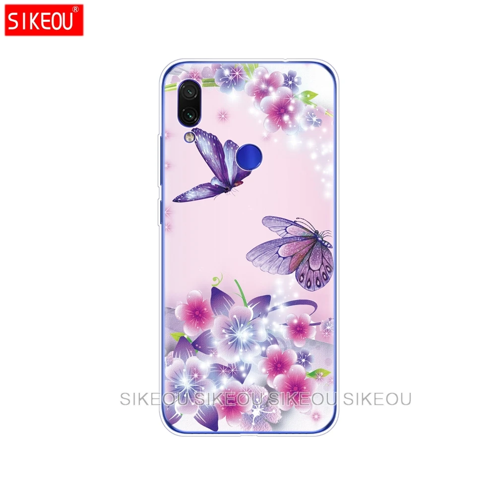 Мягкий силиконовый чехол из ТПУ с рисунком для Xiaomi Redmi Note 7 6 3 дюйма Fundas Coque Note7