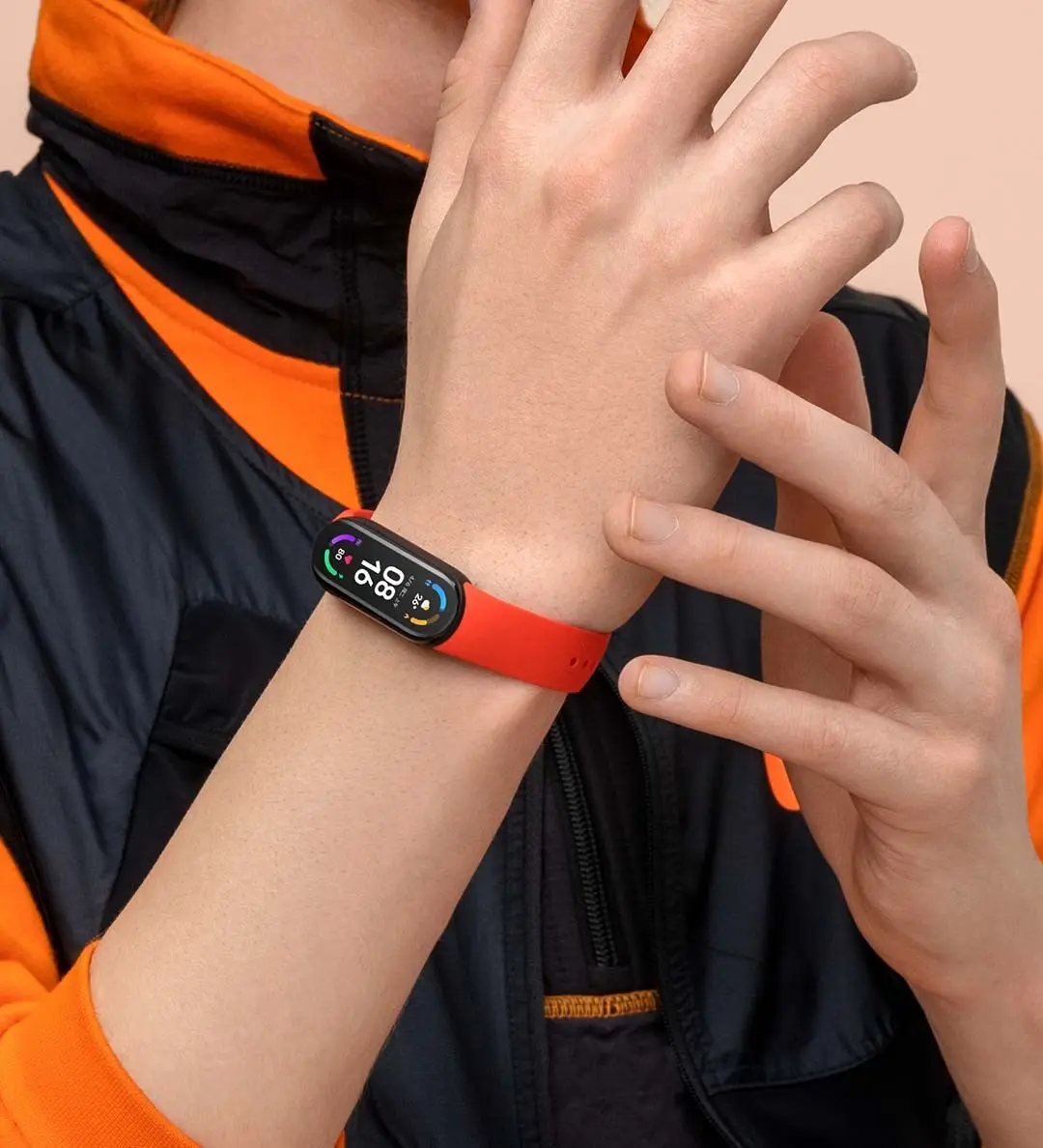 

2021 Xiaomi Mi Band 6 Sport Wristband Heart Rate Fitness Tracker Bluetooth 1.56 " AMOLED Screen Smart Band Bracelet Miband 6