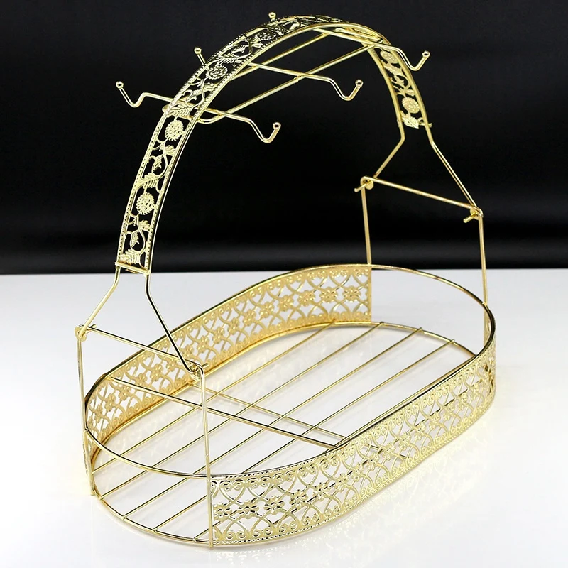 Керамика полка для чашек Европейский Стиль стеллаж кофейных чашки Организатор