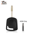 Чехол для ключа ретранслятора Dandkey 4D60 чип для Ford Focus Mondeo KA Fiesta Escort Jaguar XJ8 Transit Connect Car Key 4D60 чип