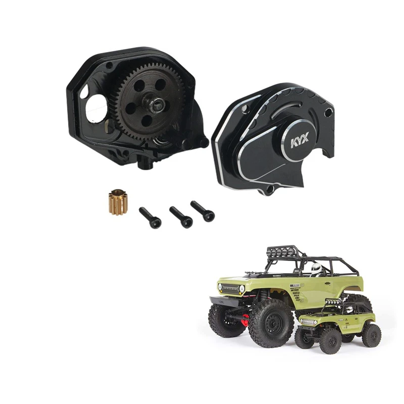 

Mini Rc Rock Crawler Car Op Part All Metal Gearbox Transmission Case For 1/24 AXIAL SCX24 Frame