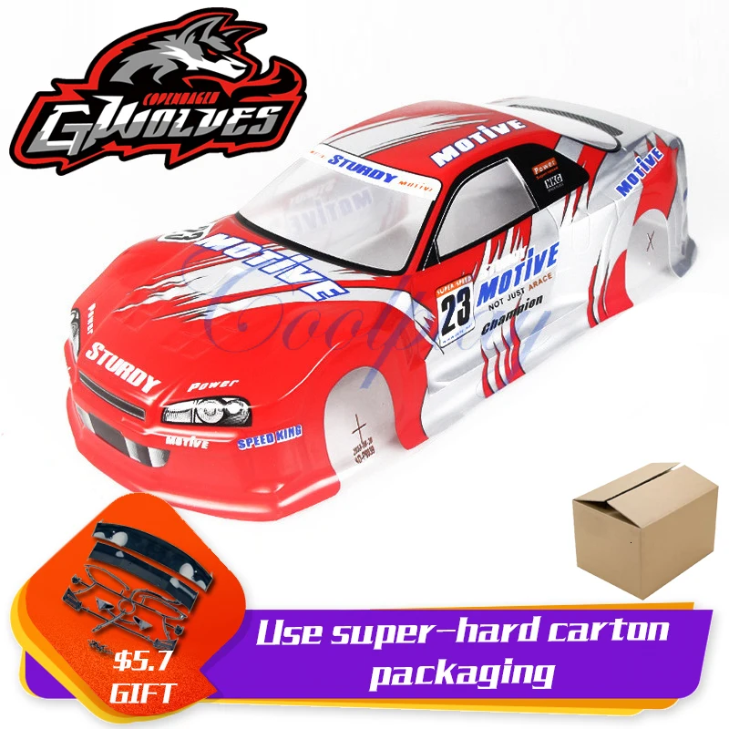 37 видов 1/10 RC автомобиль 195/190 мм ПВХ Окрашенный корпус с хвостом для 1:10 RC хобби гоночный Дрифт автомобиль hsp yokomo hpi ZD TAMIYA