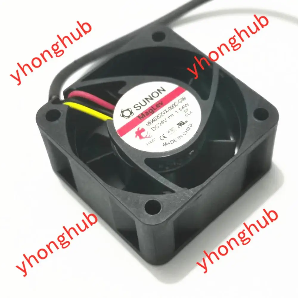 SUNON MB40202VX 000C G99 DC 24V 1 54 W 40x40x20 мм 3 провода Сервер вентилятор охлаждения|Кулеры и