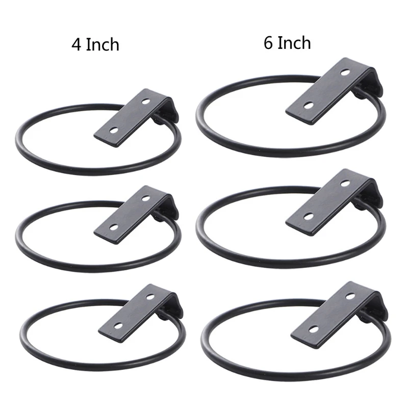 3 упаковки 4/6 дюйма держатель для растений кольцо цветочного горшка настенный