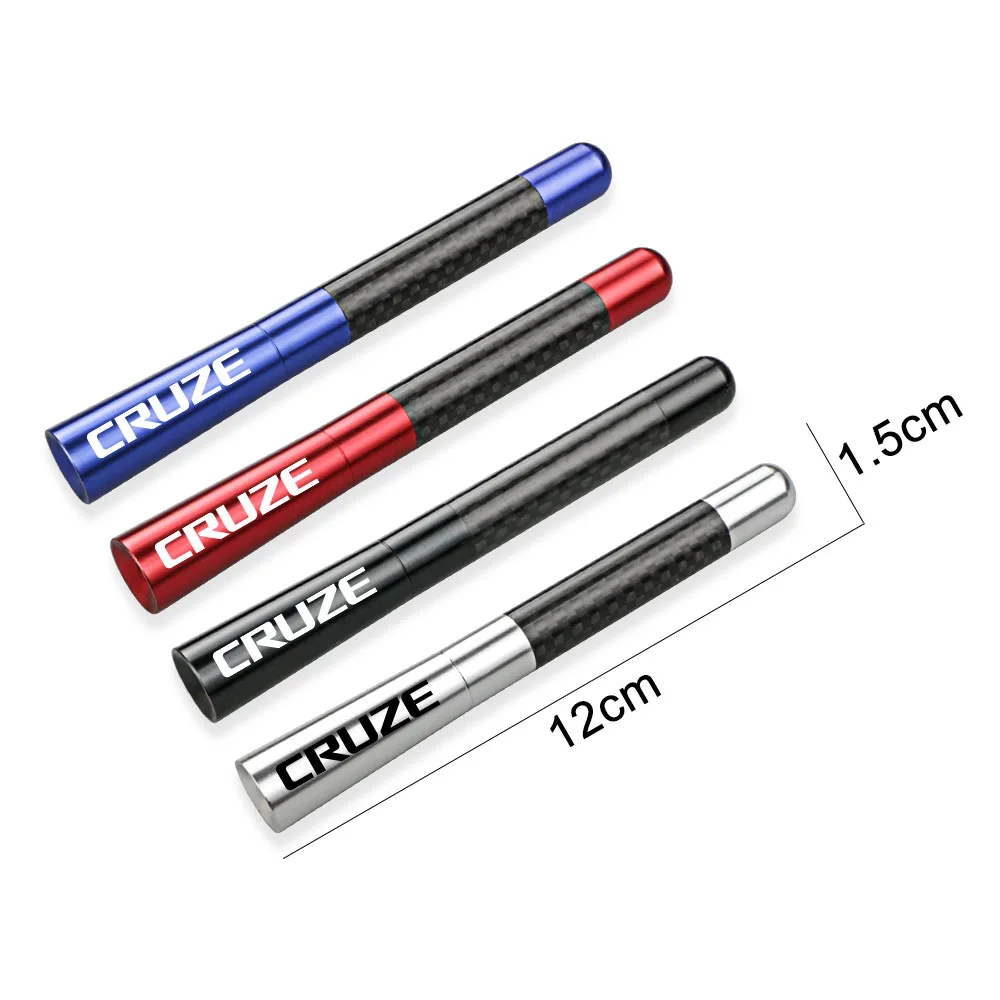 Автомобильная радиоантенна 12 см из углеродного волокна для Chevrolet Cruze Aveo t300 Captiva Niva