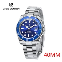 mens watches lacz denton top brand luxury automatic mechanical watch men steel waterproof fashion wristwatches relogio masculino