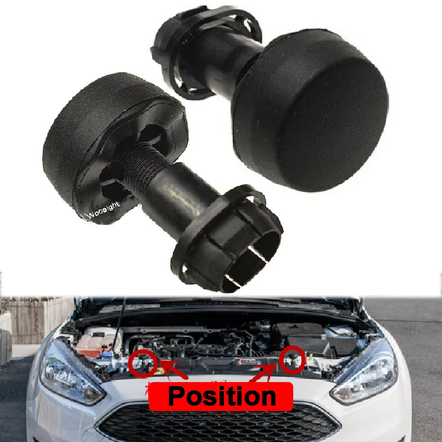 

Wooeight 2Pcs CV6Z16758A CV6Z-16758-A 8V4Z16758B Hood Stop Cushion Rubber Bumper Fit for Ford C-Max Edge Escape Focus Lincoln