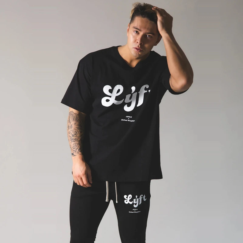 2020 LYFT Летняя мужская футболка Повседневная свободная Мужская рубашка для отдыха