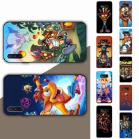 hot game crash bandicoot phone case for samsung note 5 7 8 9 10 20 pro plus lite ultra a21 12 72