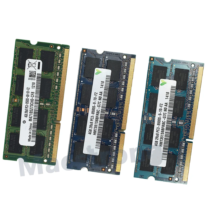 Оригинальный новый телефон 4 Гб 1 5 в DDR3 1066 МГц для MacBook Pro A1278 A1286 ОЗУ PC3-8500S A1297 модуль