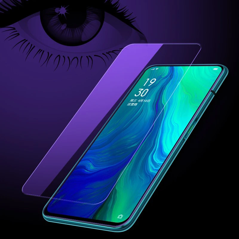 Закаленное стекло с полным покрытием и защитой от синего излучения для OPPO Reno 2 2Z