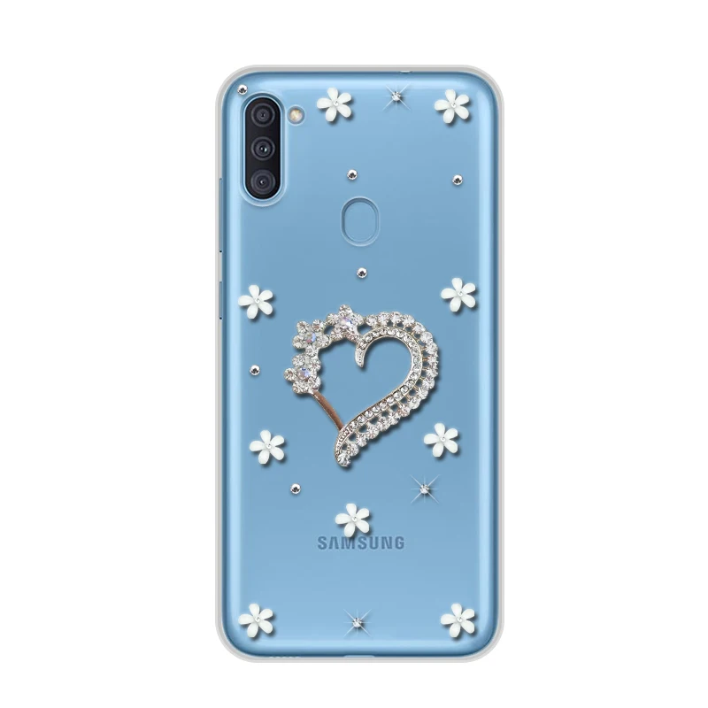 Чехол для Samsung A11 6 4 дюйма Прозрачный Силиконовый ТПУ чехол на заднюю панель