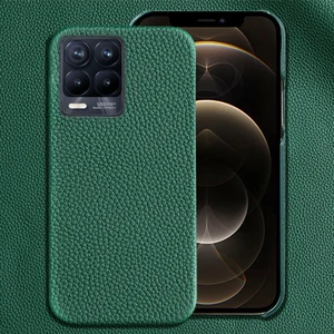 langsidi genuine leather phone case for realme 8 pro 7 6 5 pro gt x2 x50 x7 luxury business cow back cover for oppo find x3 pro free global shipping