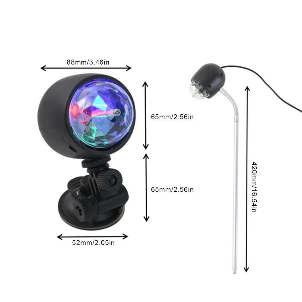 

LED Beam Spotlight USB Spotlight Super Bright Mirror Ball Trampoline Disco Stage Lighting Effect Suitable For Trampoline Party