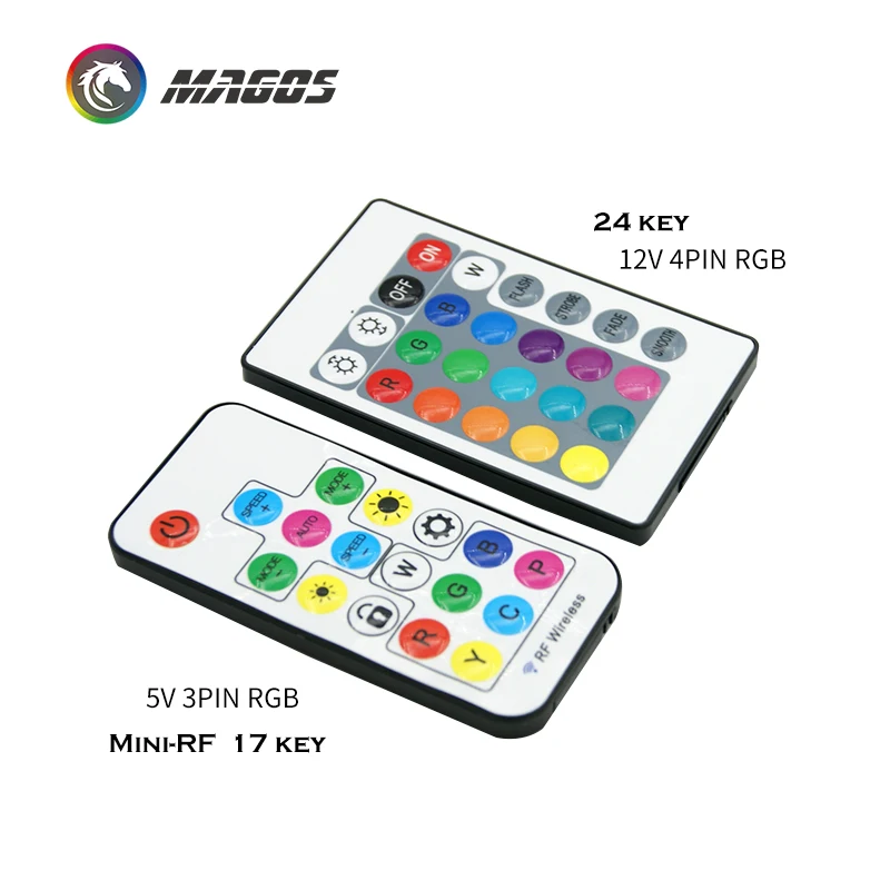 Rgb контроллер RF чехол светодиодный 3pin 5 В или 4pin 12 rgb аура синхронизация Molex блок