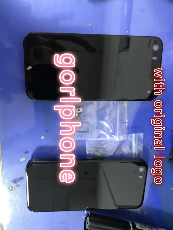 Для iphone 5s SE как 8 mini style Корпус Крышка батарейного отсека Дверь задняя крышка Шасси рамка для iphone 5s, SE как 8