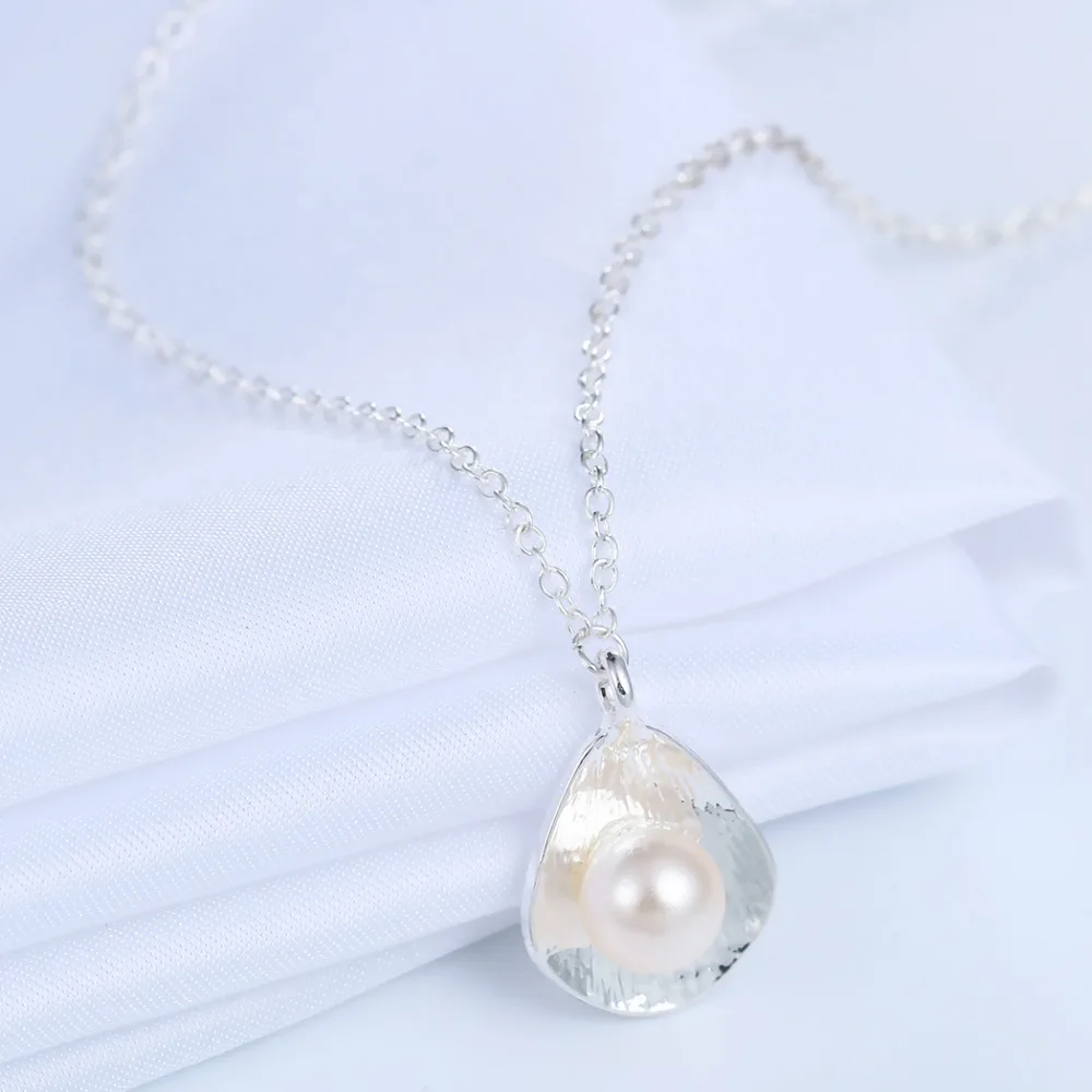 Женское ожерелье с подвеской Chandler Shell имитацией жемчуга украшение на