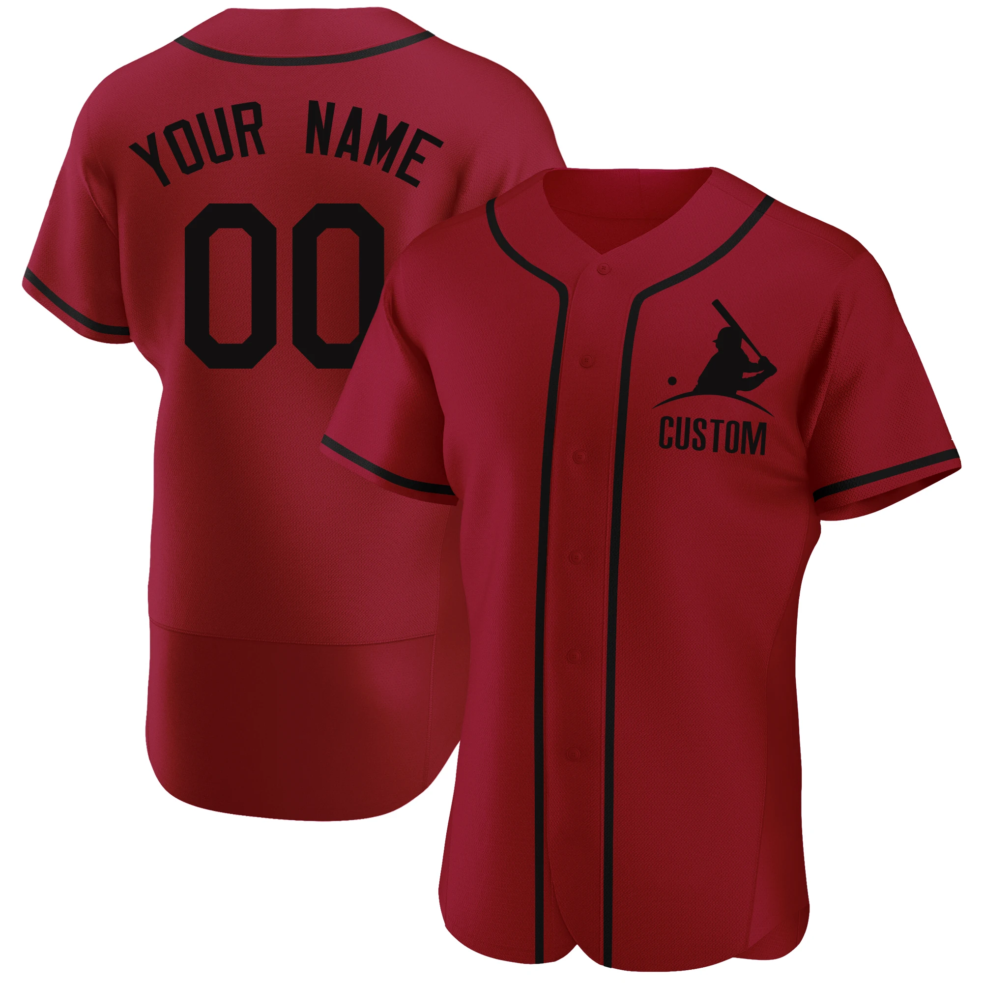 Custom Baseball Jersey Full Sublimated Name&Numbers&Logo Make Your Own Breathable Hip Hop Sportswear for Adults/Kids Best Gift