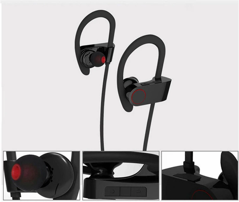 Bluetooth наушники Otium Лучшие Беспроводные спортивные наушники IPX7 водонепроницаемые HD handsfree ecouteur filaire ecouteurs avec fil auriculares con cable casque bluetooth ecouteur iphone