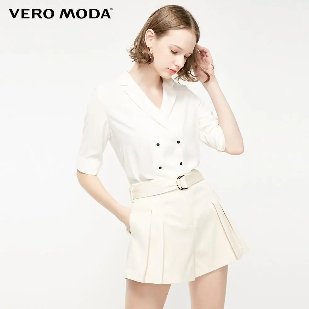 Женский блейзер в стиле минимализм с короткими рукавами Vero Moda | 319208541|Женские