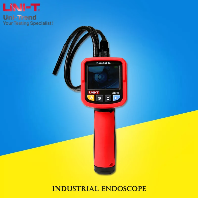 

UNI-T UT665 промышленный эндоскоп; Бороскоп для осмотра автомобиля/капитального ремонта двигателя/видеодетектор изображения трубопровода
