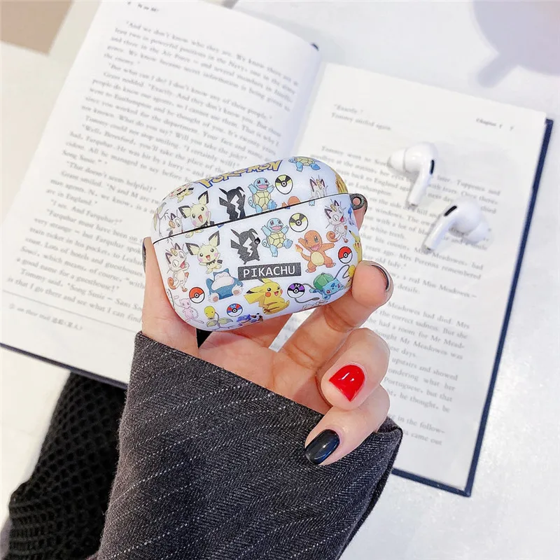 2 Чехол для Airpods Pro, роскошный чехол с 3D милым мультяшным Пикачу, чехол с Bluetooth для наушников, чехол для AirPods 3, чехол, fundas Coque - Цвет: 2
