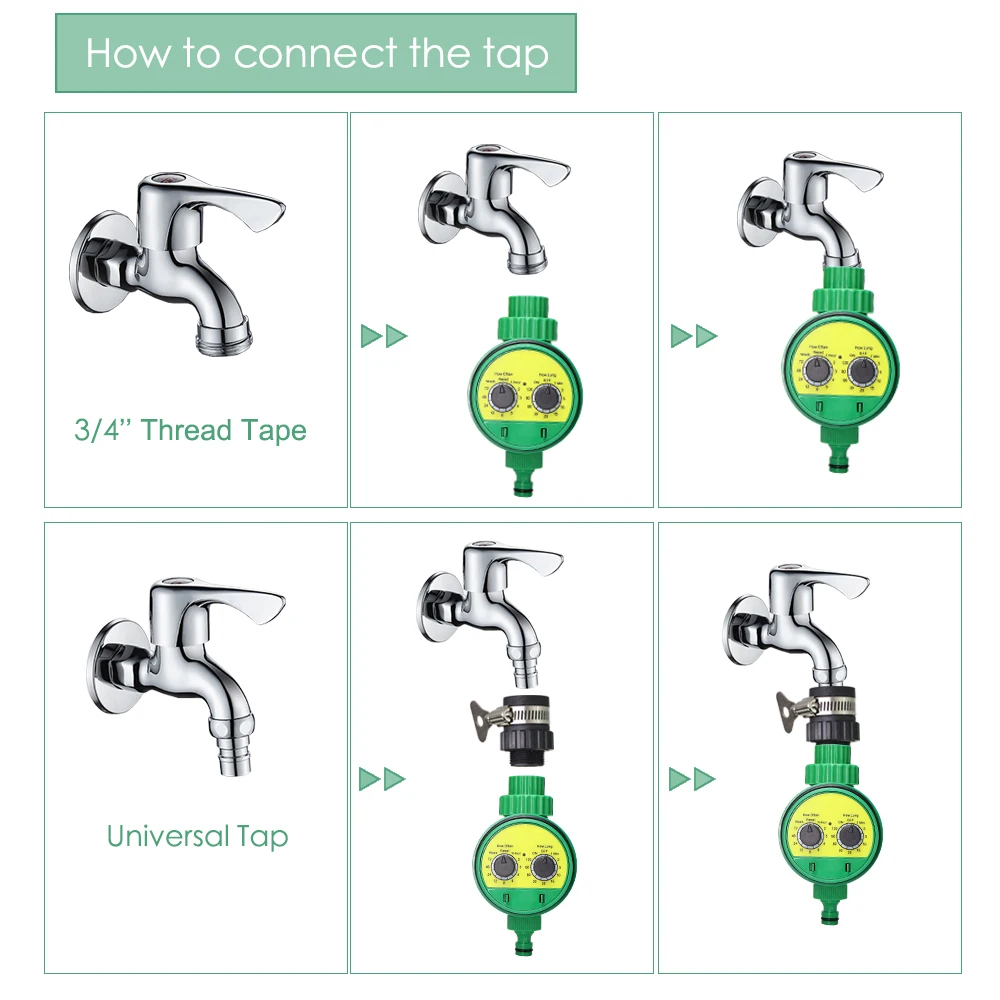 Таймер садового полива MUCIAKIE автоматический электронный контроллер для