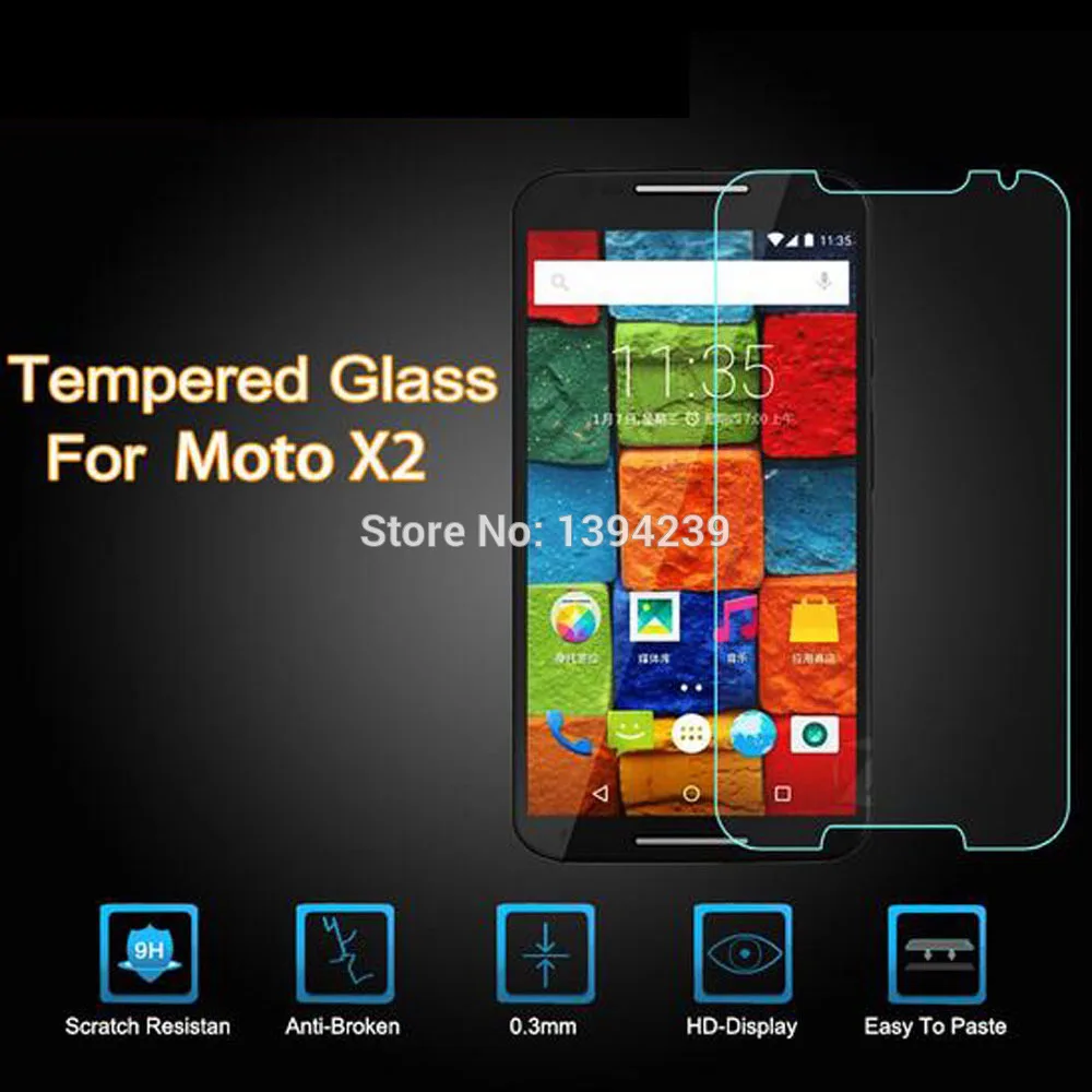 Закаленное стекло для Motorola MOTO XT1032/G2/E/X Play/X Style/X2/XT1056/E2 E-LTE/XT907/G3 Защитная пленка