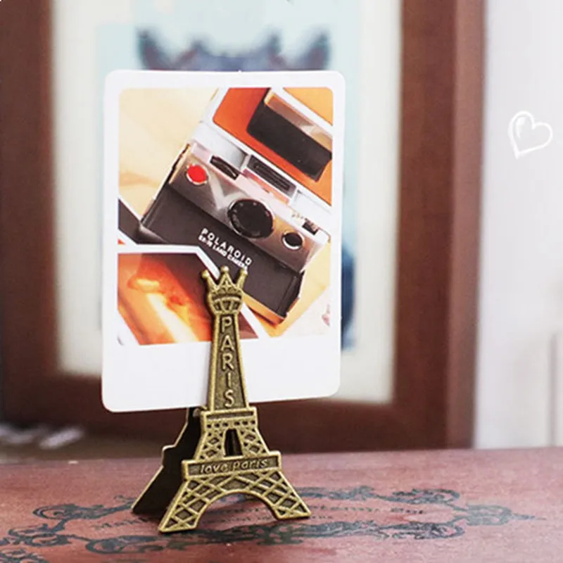 1 шт. Корея канцелярские Бизнес карты Стенд Винтаж Париж Эйфелева башня