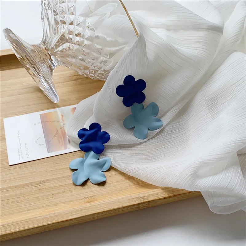 Женские серьги гвоздики из цинкового сплава в форме цветка|Серьги-гвоздики| |