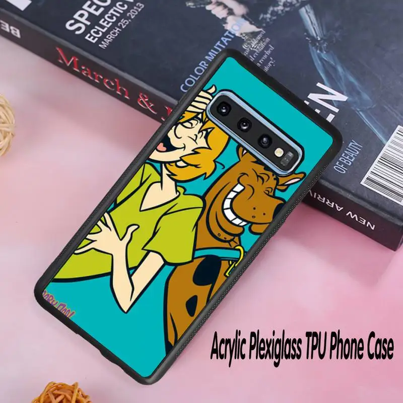 

Scooby Doo Phone Case Acrylic Plexiglass TPU For Samsung Galaxy S8 S9 S10 s10e S20 PLUS ULTRA S6edge