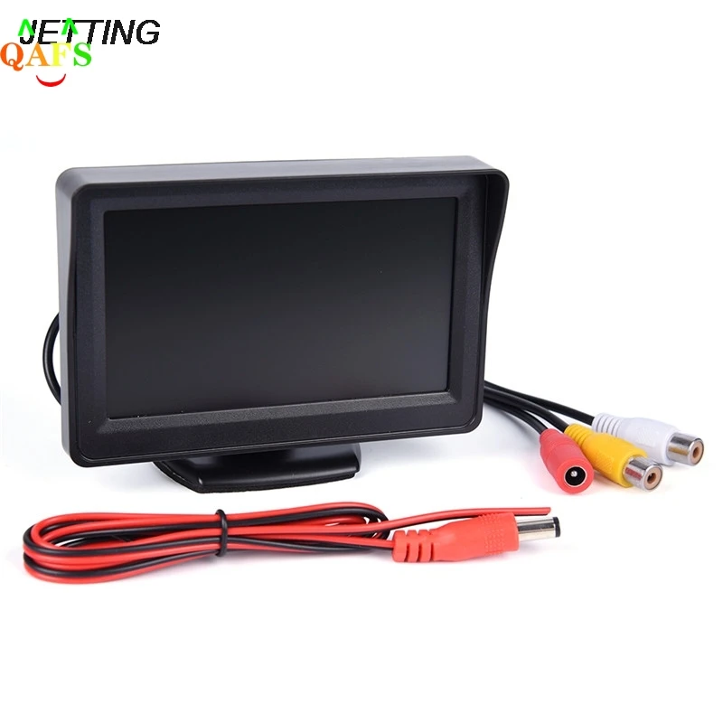 

1pcs Car 4.3'' LCD RearView Monitor Night Vision Reverse Image Waterproof LED Camera Car Monitors Accessories