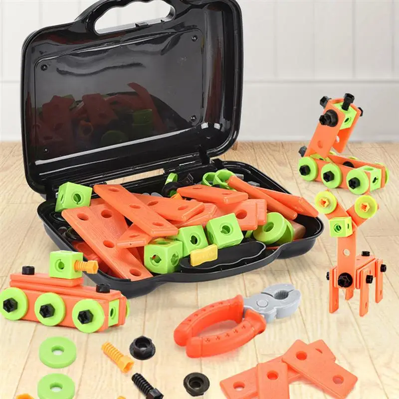 1 Набор игрушечных гаек для сборки забавная Полезная развивающая практичная