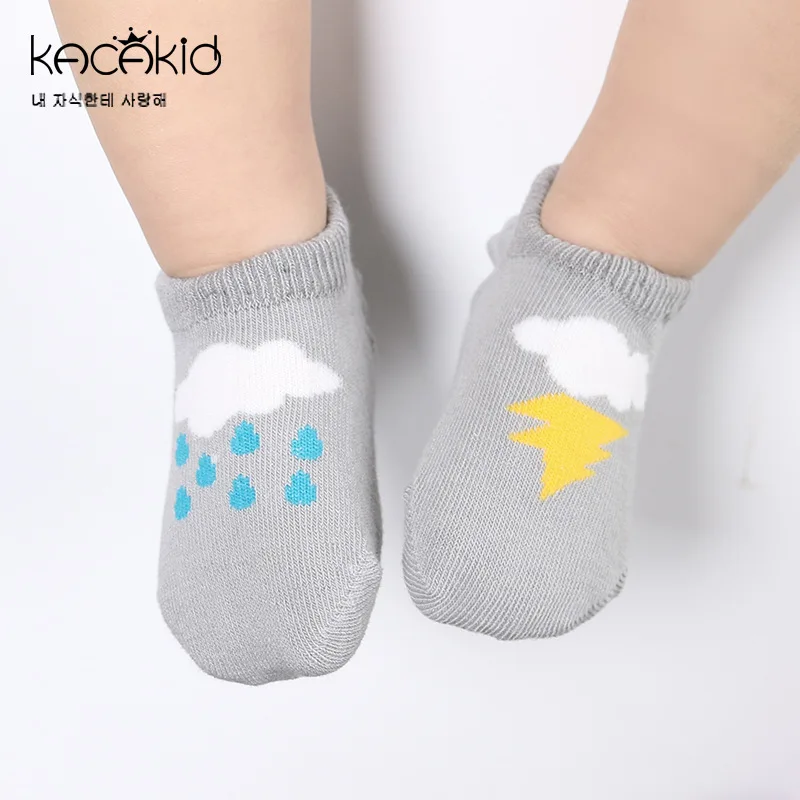 Дешевые Носки для новорожденных хлопковые осенне зимние носки младенцев с