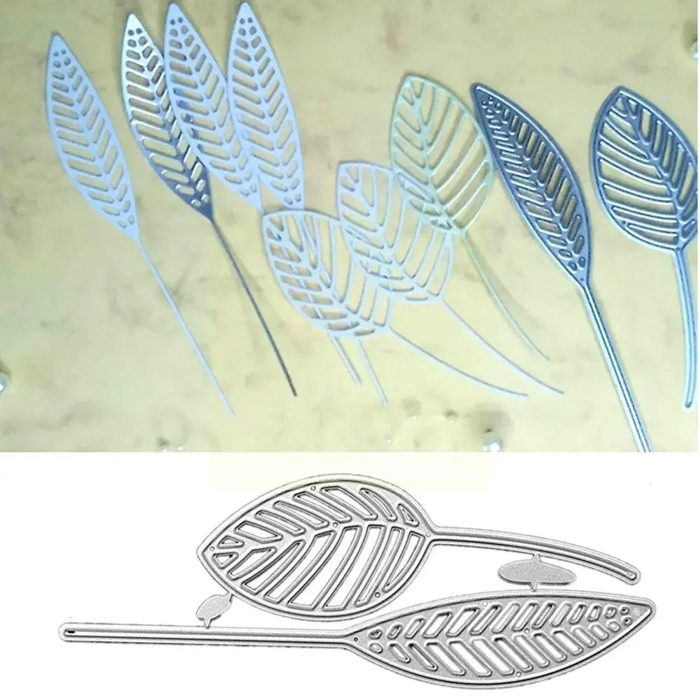 

Pretty Leaves Metal Cutting Dies Stencil Die Cut Scrapbooking Album Paper Cards Embossing Craft Die Stamps Diy W0r5