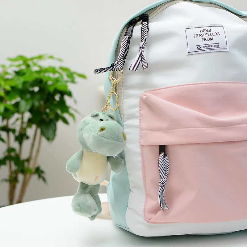 16 см креативная плюшевая сумка для маленькой куклы с изображением динозавра