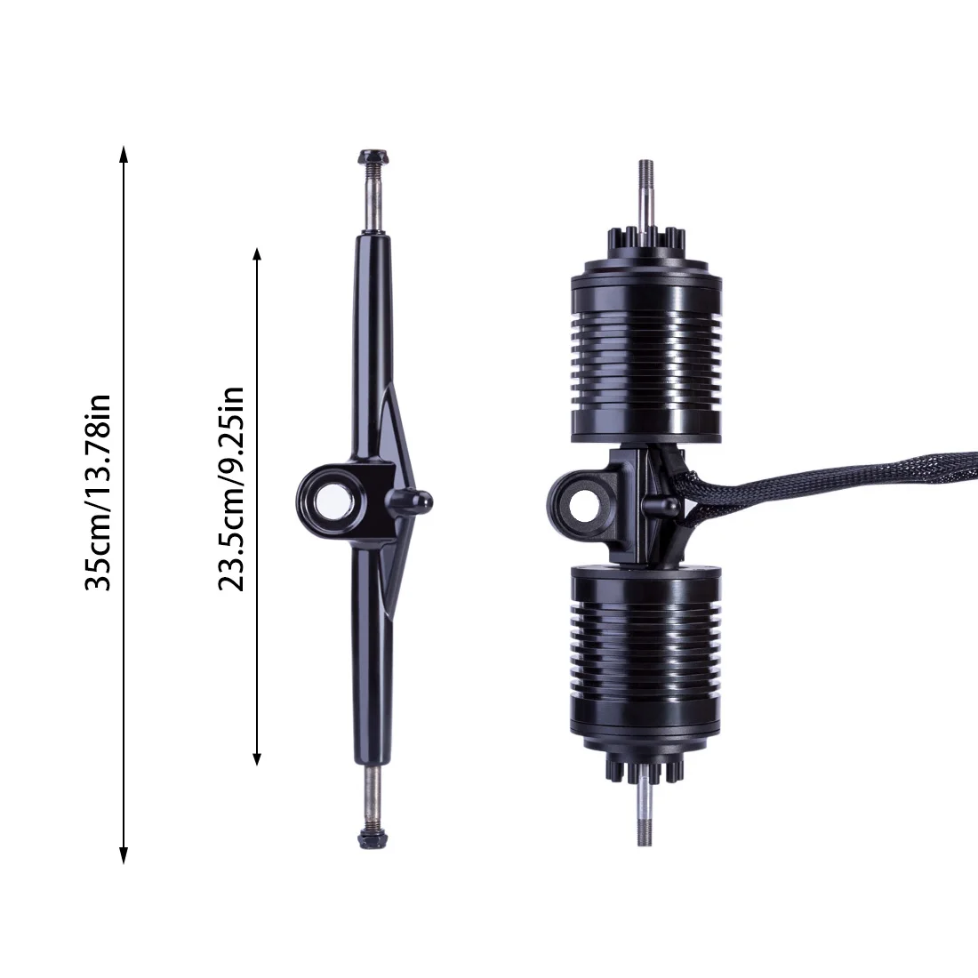 4 колесный электродвигатель для скейтборда с прямым приводом (мотор + адаптер
