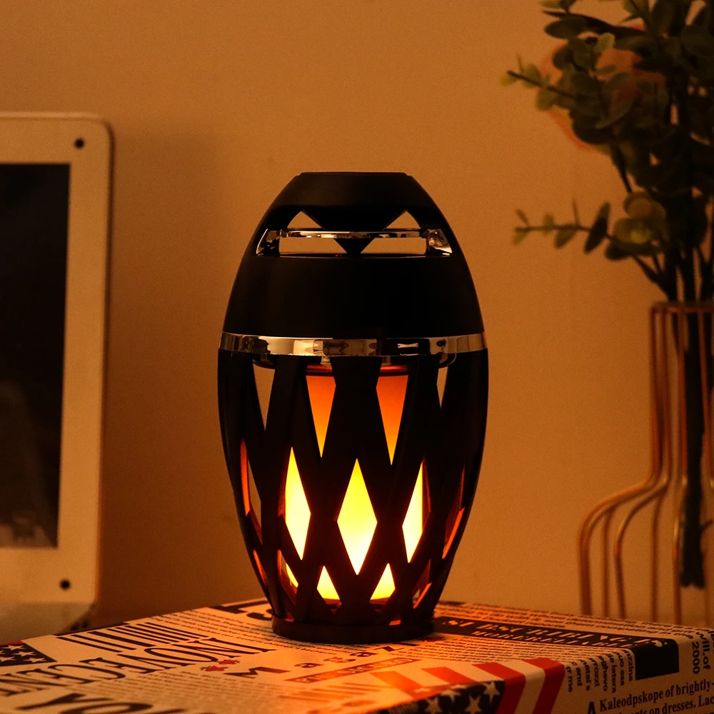 Bluetooth светодиодный динамик с пламенем супер бас Stero громкий портативный мини