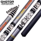 3 м2,7 м2,4 м2,1 М1,8 м1,5 мм, телескопическая удочка из углеродного волокна светильник Кая телескопическая Морская рыбалка