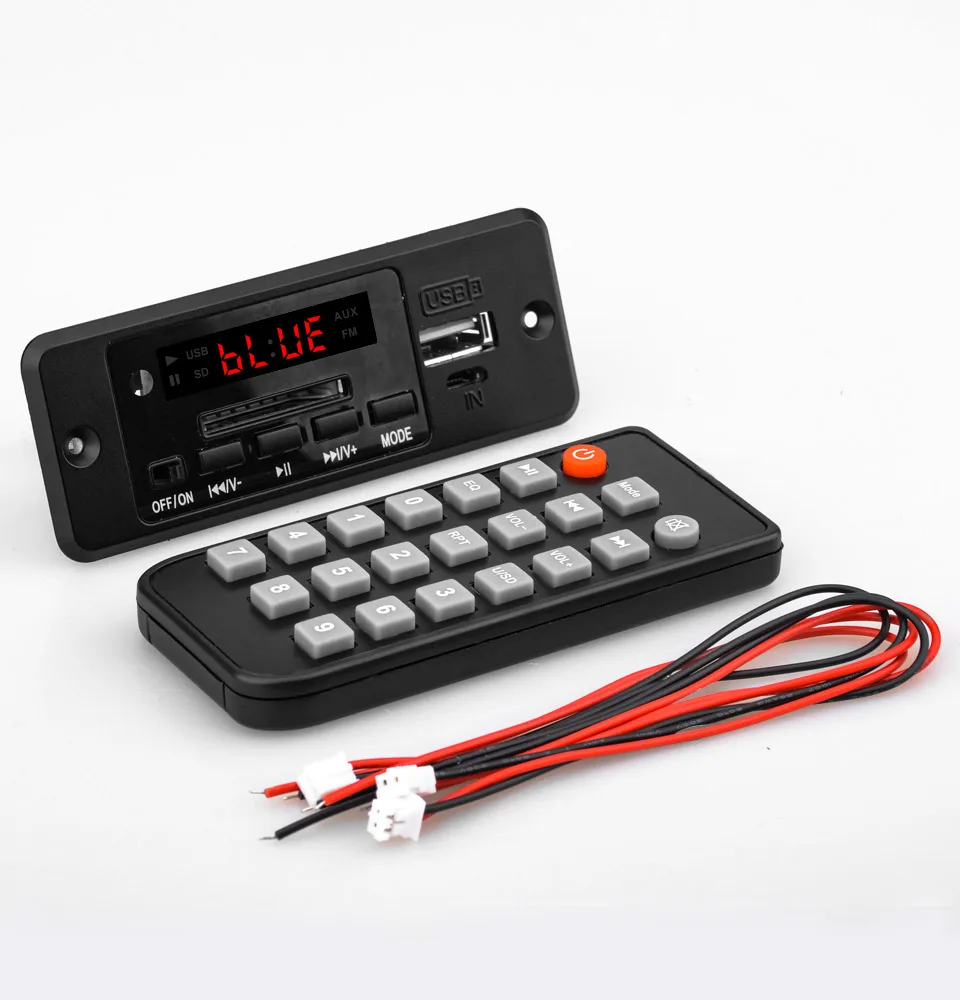 AIYIMA Bluetooth 5,0 без потерь аудио декодер MP3 музыкальный плеер APE AUX USB FM DIY усилитель звука с переключателем MICRO вход 9-12 В