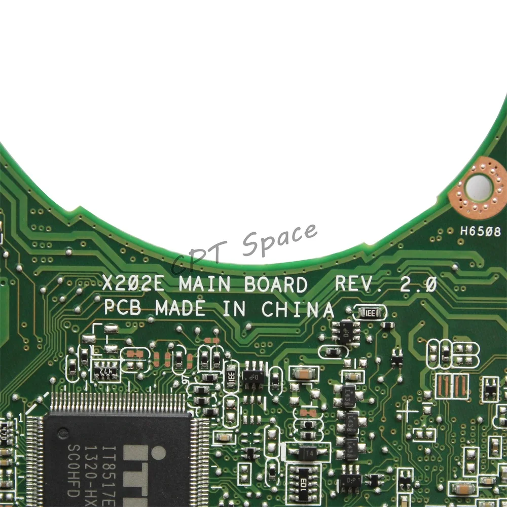 X202E материнская плата для ноутбука ASUS X202E X201E S200E X201EP Материнская плата ноутбука I3-3217U 2G Оперативная память тестирование в целости