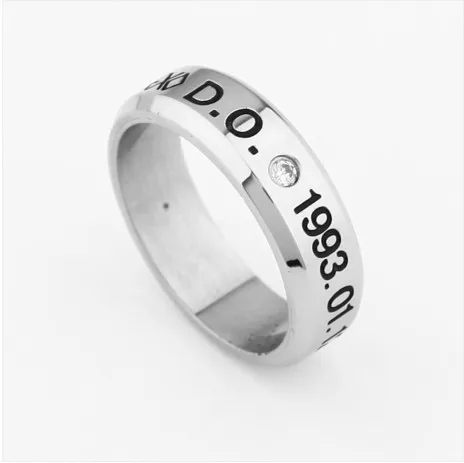 [MYKPOP]DO Ring K POP ювелирные кольца кольцо на день рождения для мужчин и женщин один