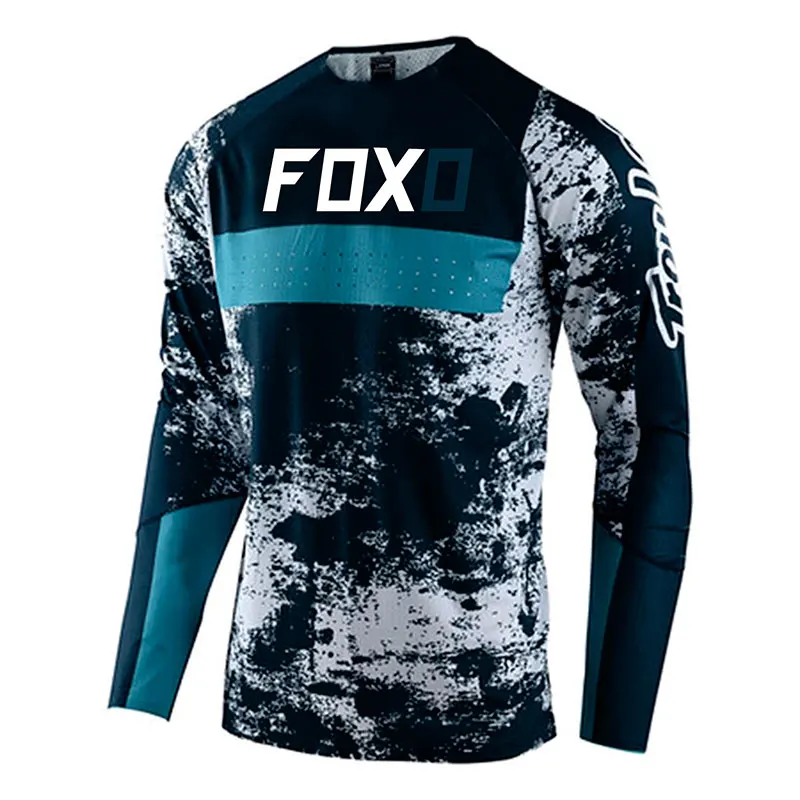 

Mens Motorcycle Mountain Bike Jersey MTB Fox o Offroad Bicycle Locomotive Motocross Downhill Shirt Enduro Cycling Jersey BMX