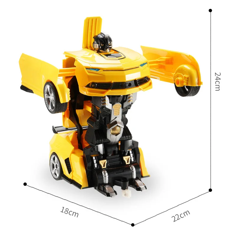 Цена 2,4 ГГц индукции трансформации RC «Робокар Поли» 28 см СВЕТОДИОДНЫЕ Фонари Музыка роботы Fightint деформацию пульта дистанционного управления Упр...