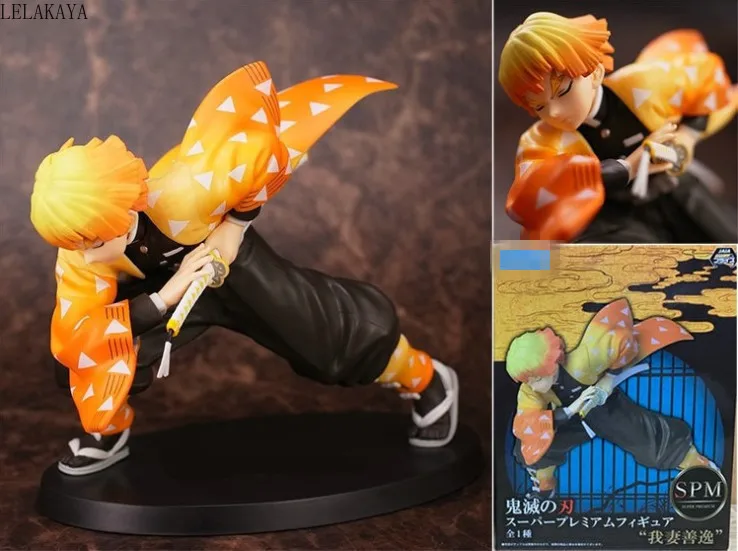 

Экшн-фигурка аниме Kimetsu no Yaiba Agatsuma Zenitsu Thunder's Breath, ПВХ, 12 см