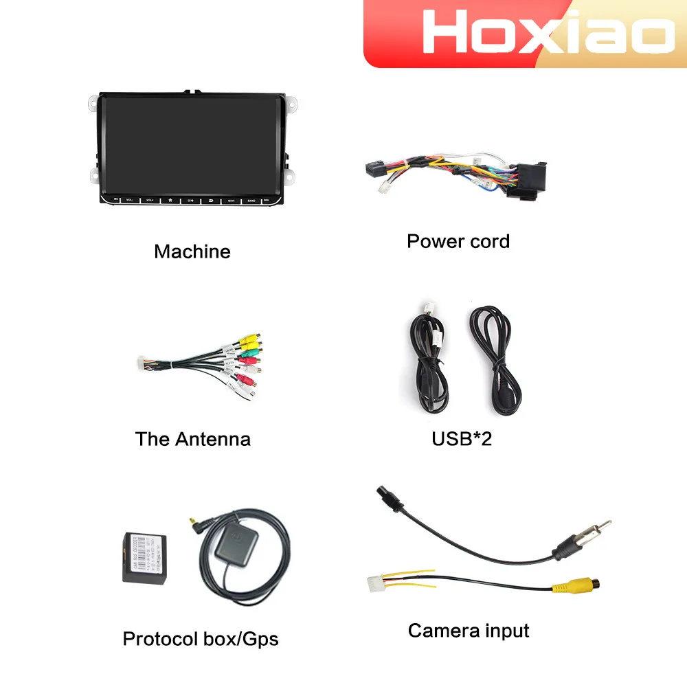 Автомагнитола 2 din на Android мультимедийный видеоплеер для Volkswagen VW Golf Polo Passat B7 B6 Skoda