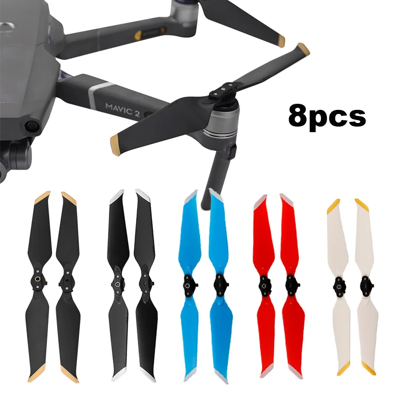

8pcs Quick Release 8743 Propeller for DJI Mavic 2 Pro Zoom Drone Accessories Low-Noise Folding Blade Props Replacement Parts